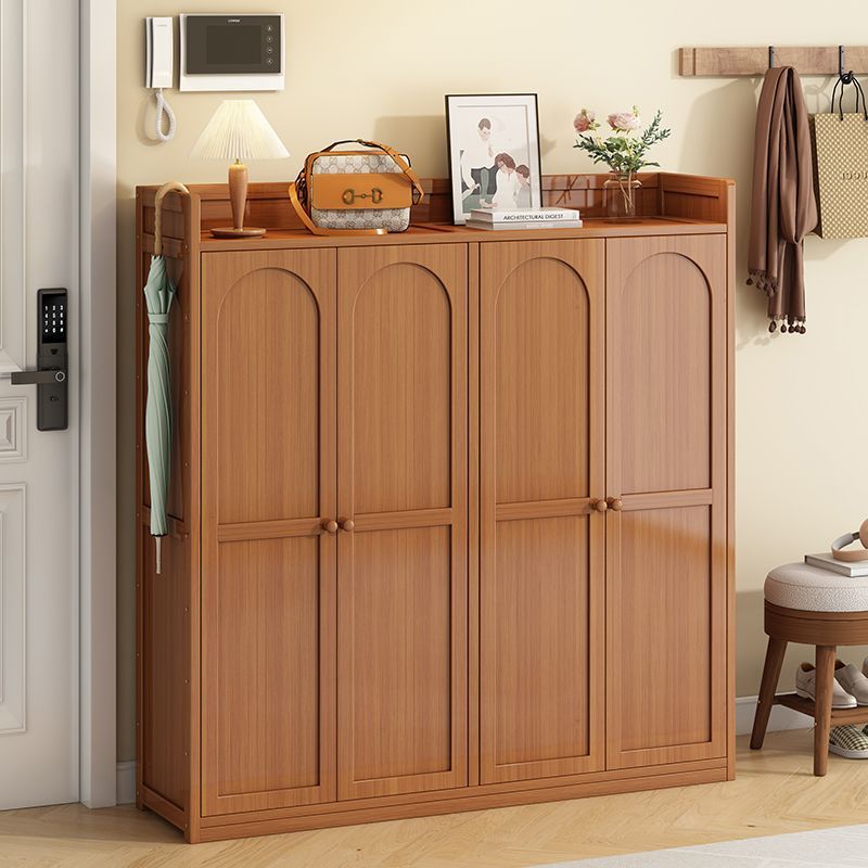 Shoe Rack for Home Entrance, Large Capacity, Indoor Dormitory, Simple Shoe Storage Cabinet, Louvered Door Storage Rack, New Shoe Cabinet