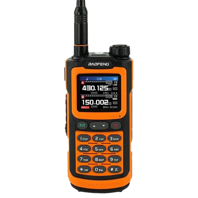 Baofeng UV20 intercomunicador de alta potencia al aire libre de larga distancia automático de frecuencia de menú chino UV FM multibanda