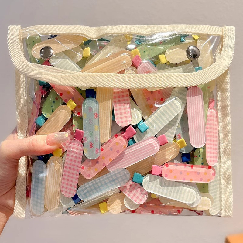 Dobamina color de cabeza trasera sin marcas de cabello marino cortado clip lateral de cabello frente clip de cabello para mujeres