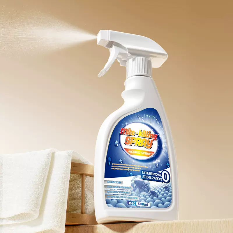 跨境外贸除螨喷雾Mite Killing Spray清洁产品生产工厂定制标签