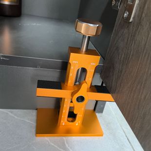 Aluminum Alloy Cabinet Door Installation Auxiliary Rebounder Punch Wardrobe Door Hanging Cabinet Door Lifter Leveler DIY Woodworking Tool