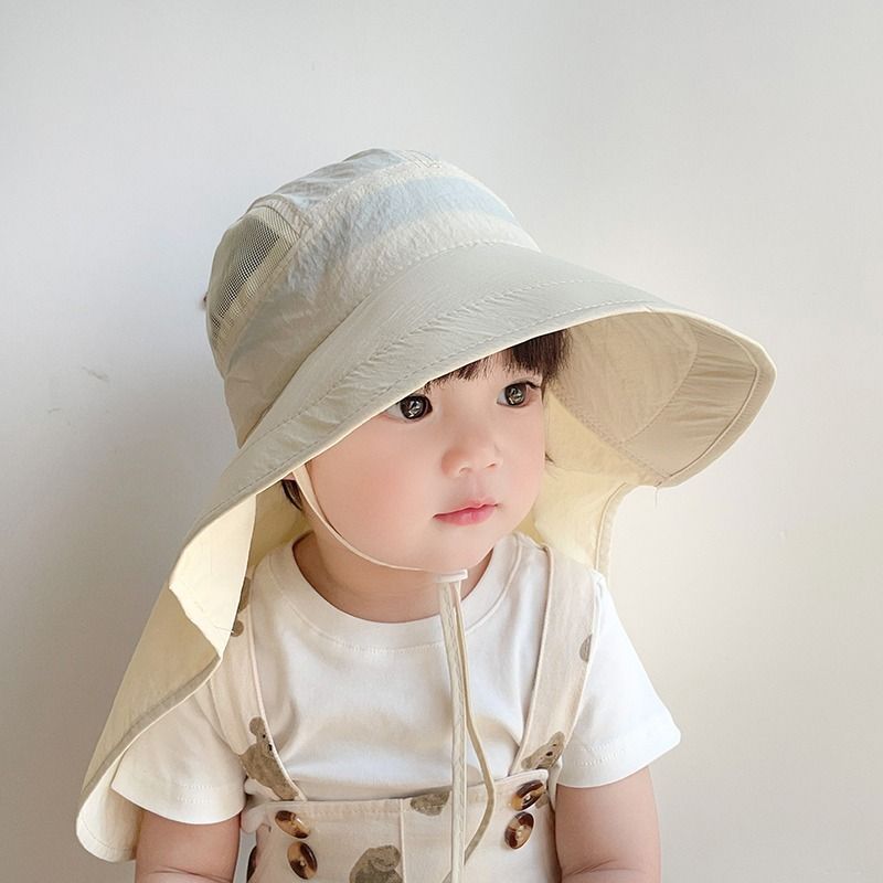 Summer quick dry thin children's sun hat for men and women girl's