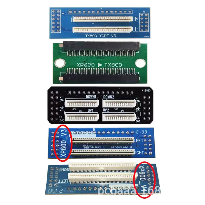 适用XP600转TX800转换卡连接板爱普生喷头转接卡打印机转换座转换