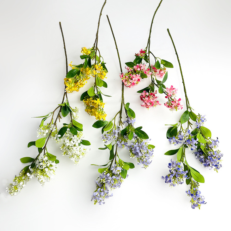 Simulated Thousand Miles of Miles of Pastoral Small Fresh Home Furnishings Wedding Hall Arrangement Night Fragrance ins Photography Lilac Osmanthus