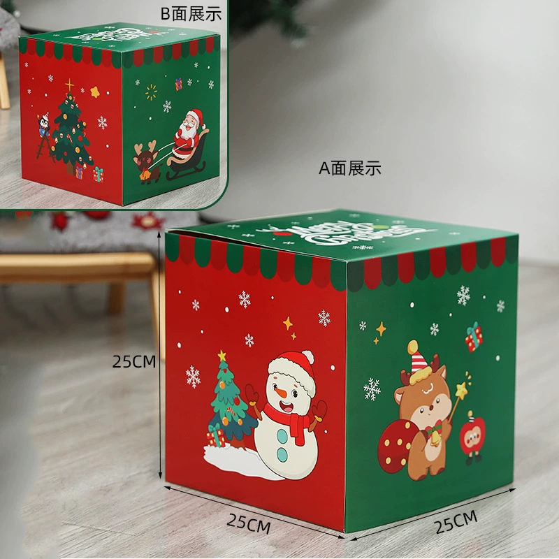 Christmas decorations, gift box, bag, set, layout, Birthday gift
