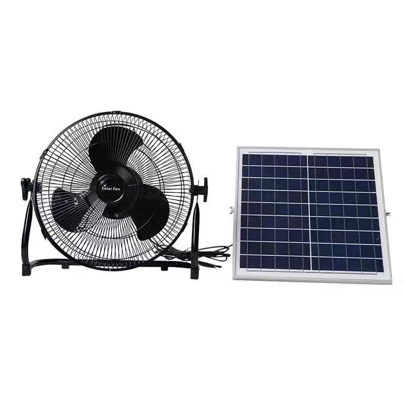 Ventilador solar doméstico todo el año cero tarifa de electricidad recargable ventilador de piso inalámbrico nueva energía verde ventilador de piso image 5