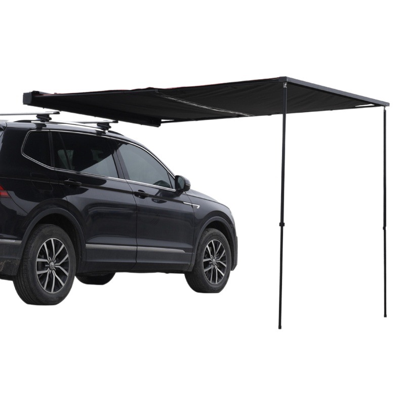 Aluminum alloy shell roof side tent rainproof sunscreen car awning outdoor camping car side tent canopy