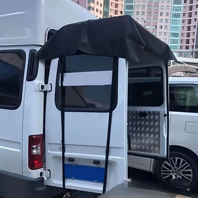 Car Thickened Waterproof Sunshade Oxford Cloth Rv Tailgate Sunshade Cover Transport Rv Barn Cover Rain Cover