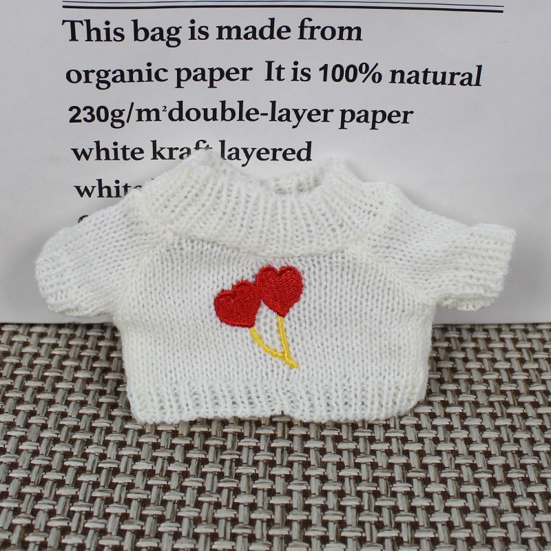 Teddy Bear muñeca reemplazo suéter 20cm ropa de bebé al por mayor Teddy Bear jefe perro muñeca de algodón juguetes accesorios de ropa