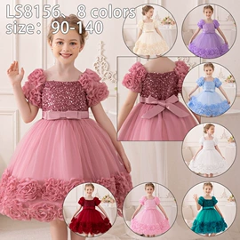 童礼服;发箍;童连衣裙