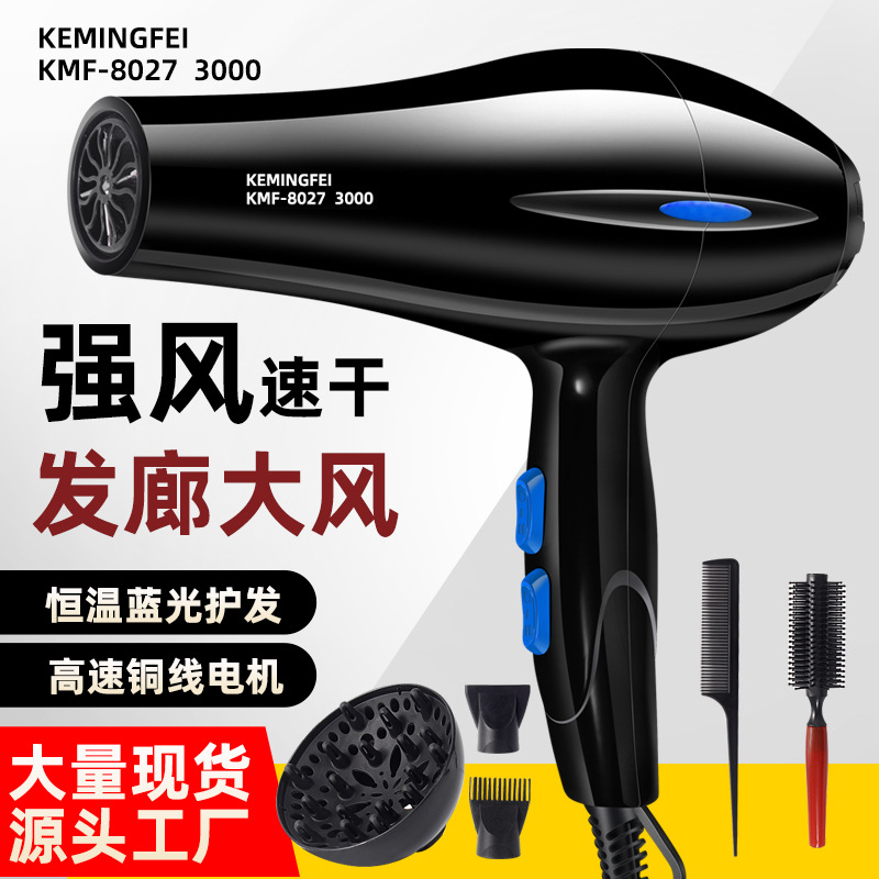 Source Hair Dryer Home Constant Temperature High Power Hotel Portable Hair Salon Big Wind Hair Stylist Blue Light Hair Dryer
