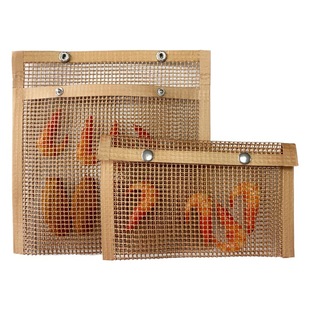 Non-Stick Mesh Bag BBQ Bags Non-Stick Mesh Grilling Bag High Temperature Resistant BBQ Bag