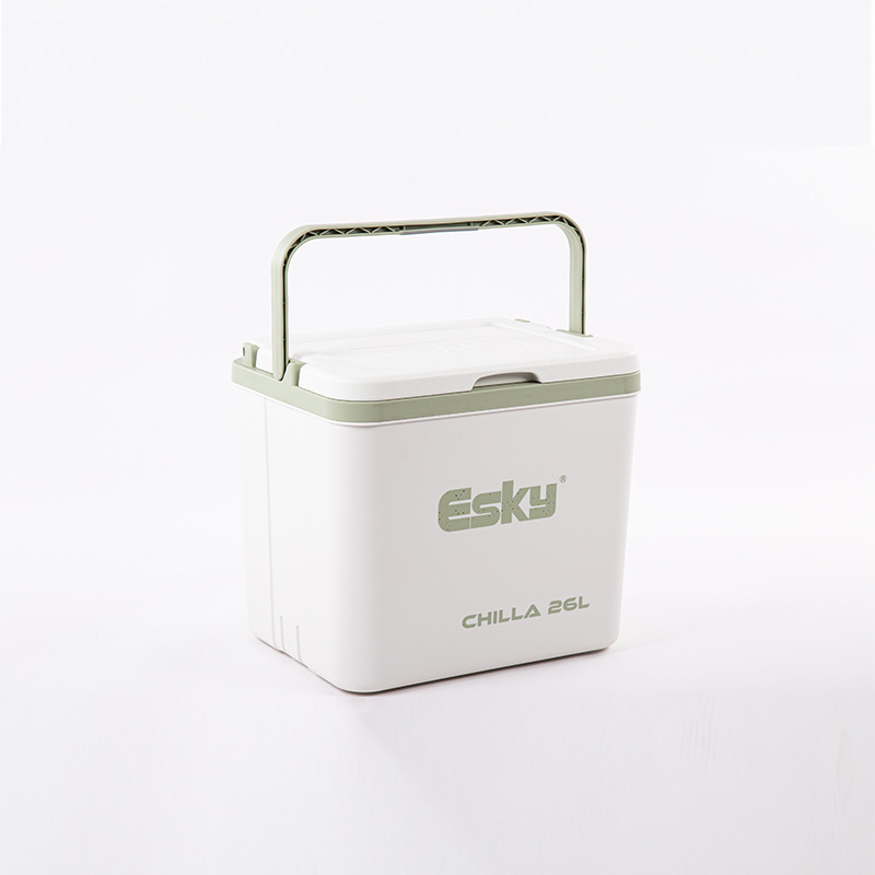 Esky26l incubadora al aire libre refrigerado portátil cubo de hielo Cubo de almacenamiento camping fresco-caja de mantenimiento caja fría al por mayor