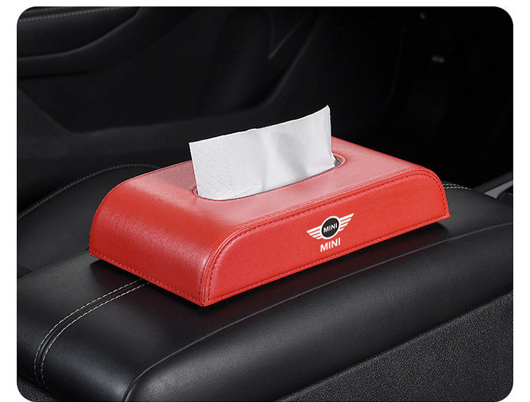 For Audi car tissue box A4L/A6L/Q5L/A3A7Q5/A8/Q7Q3 storage leather light luxury