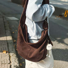 复古大容量手提包包女2026新款磨砂质感多金新款吧休闲通勤托特包