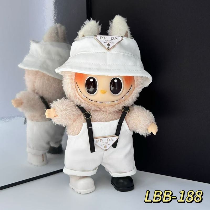 一二三代拉布布服装衣服套装搪胶玩偶labubu潮流娃衣装饰配件大牌|undefined