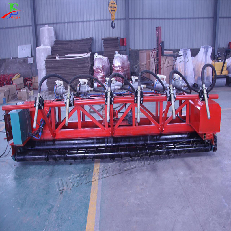 Máquina vibratoria de descarga de hormigón Máquina pavimentadora de hormigón para pavimento de edificios Máquina niveladora de puentes horizontales automática