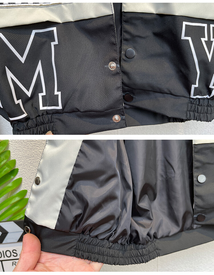 Motorcycle Suit 2024 Spring and Autumn Season New Korean Edition Children's Pi Shuai Jacket Boys' Trendy Cool Coat_voghion.com