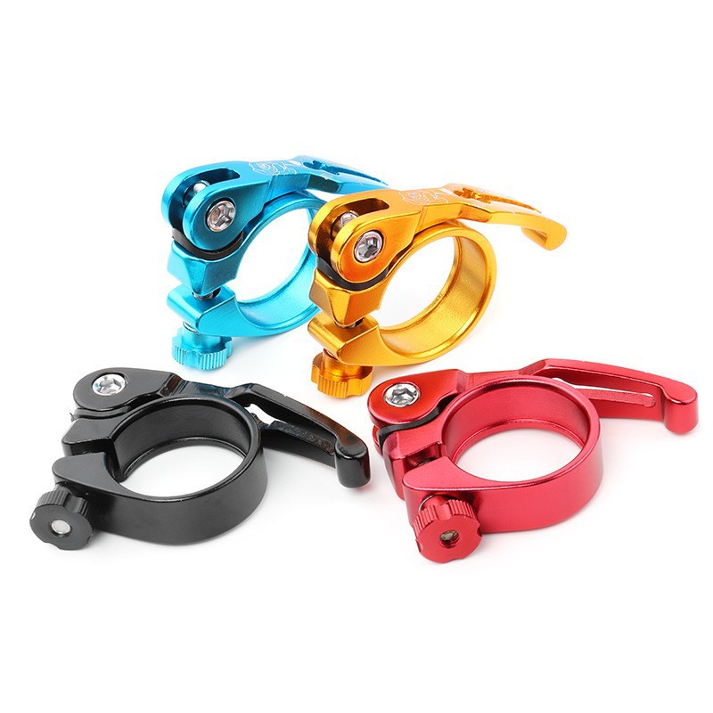 Viaron bicicleta de montaña de liberación rápida abrazadera de asiento 31,8/34,9mm Abrazadera de asiento de aleación de aluminio accesorios de bicicleta de carretera