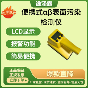 YZL-RS2170 Portable Surface Contamination Detector Handheld Dose Contamination Meter Alpha Beta Radiation Meter
