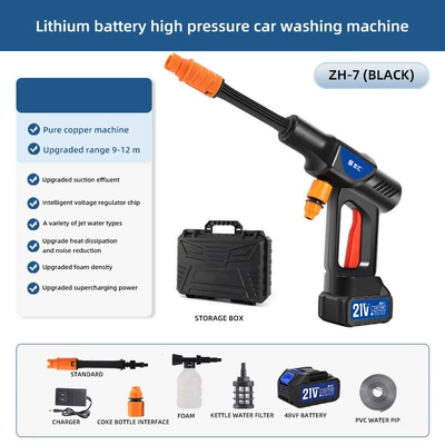 Machine, Car Washing Tool, Wholesale – High pressure car wash water gun - 5-sections-plastic-box-1-battery-1-charge