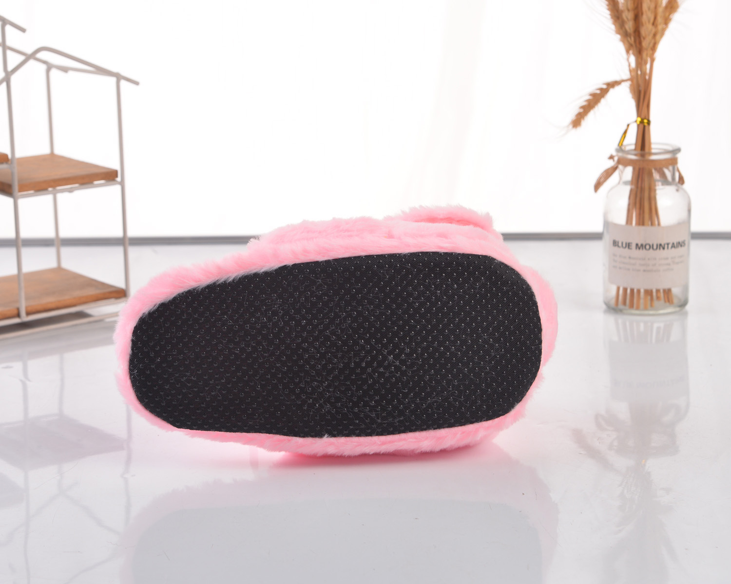 Pantofole leggere e traspiranti da donna, morbide, aperte, per la camera da letto, estive e invernali, in peluche_voghion.com