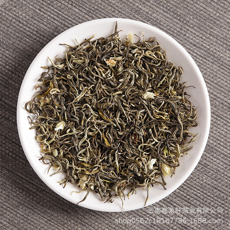 茉莉花茶新茶 茉莉飘雪 浓香型横县花茶 散装绿茶 厂家直批