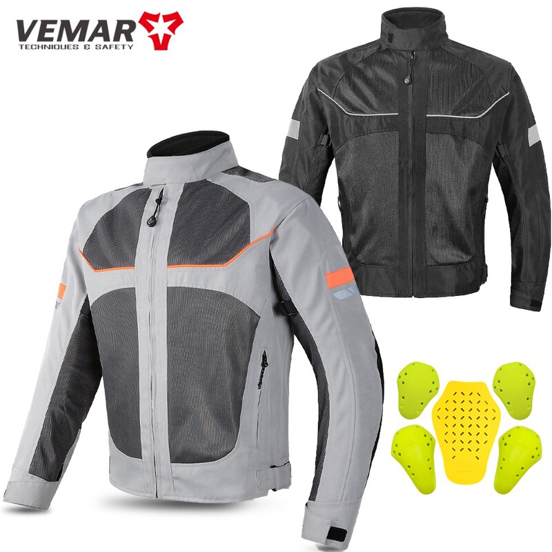 Motorcycle Jacket Mesh Breathable Rider Protective Clothing Motorcycle Anti-Fall Wear-Resistant Off-Road Motorcycle Riding Jacket Motorcycle Jacket Mesh Breathable Rider Protective Clothing Motorcycle Anti-Fall Wear-Resistant Off-Road Motorcycle Riding Jacket