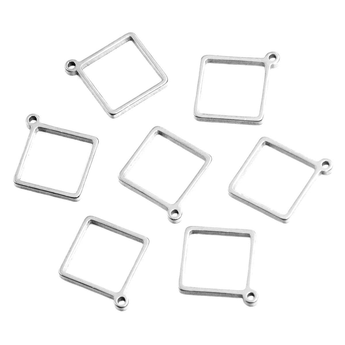 Steel, square, small, 13x, 13x, 1.2mm