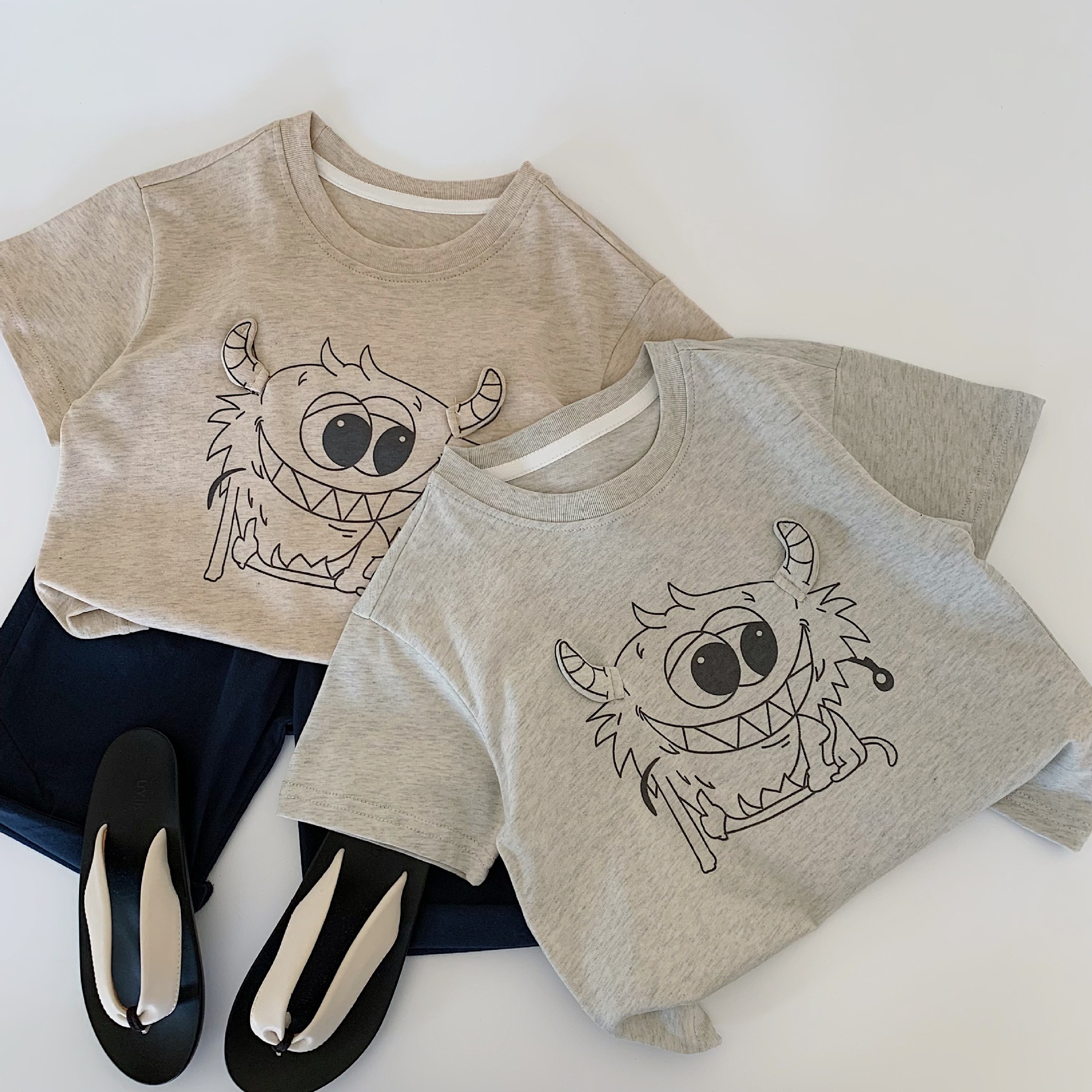 Camiseta de manga corta para niños Maibao 2025 verano nuevo vestido de verano para niños