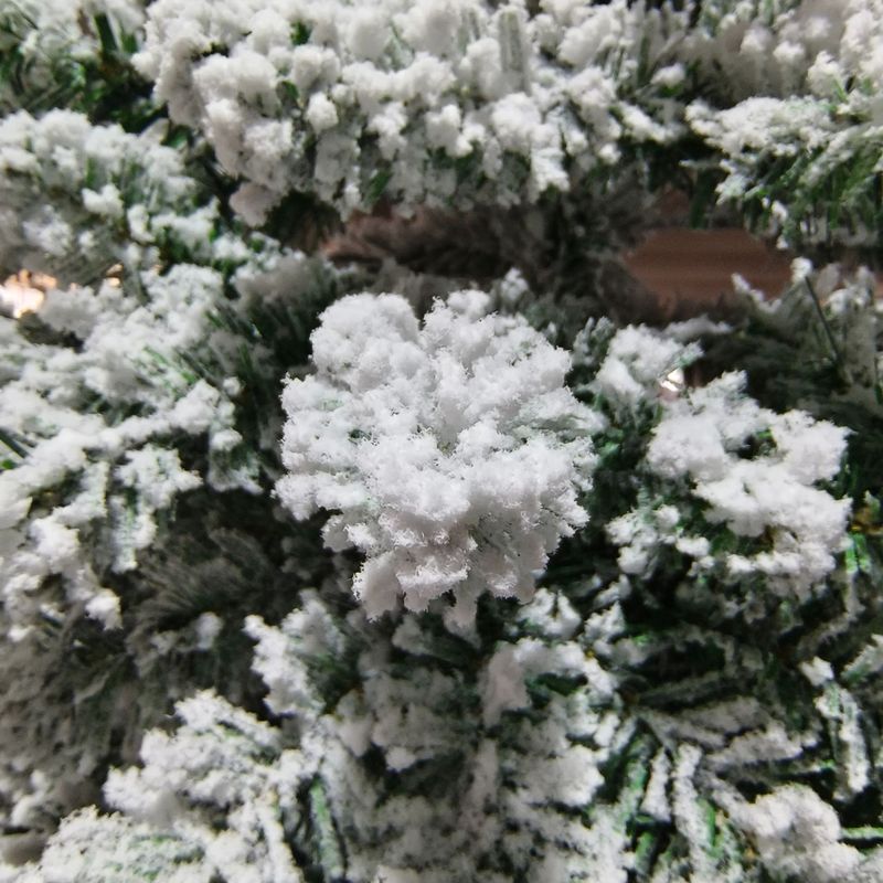 スポットpvcランプスプレー雪植毛自動木2.1mシミュレーション雪樹商超大型装飾クリスマスツリークロスボーダー|undefined