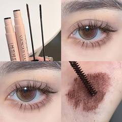 Gege Bear Long and Wavy Eyeliner Mascara, Dense Waterproof Lasting Shaping, Easy to Use for Beginners