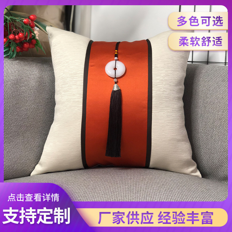 New Chinese Style Modern Simple Light Luxury Style Simple Home Soft Decoration Model Room Living Room Sofa Pillow in stock Wholesale