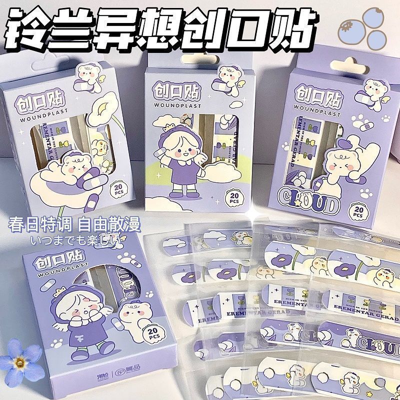 漫画の絆創膏 装飾ステッカー かわいい高見え装飾絆創膏 かわいい 防水 通気性 パチャ犬 OKバンジー|undefined