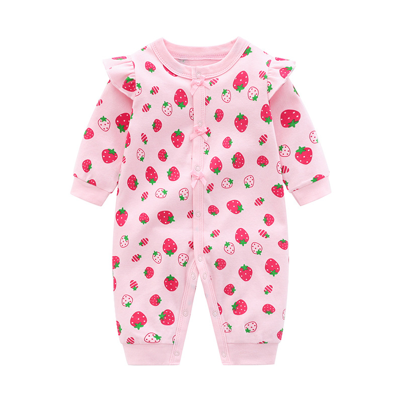 Luna Llena ropa de bebé hembra 6 meses recién nacido bebé mameluco primavera princesa primavera y verano 0-1 años bebé mono