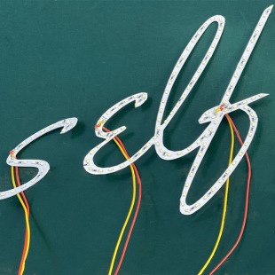 Led Rigid Light Strip Letter Sign Board Edgeless Letter Illuminated Letter Circuit Board Signage Display Prop Light Source Copper Circuit