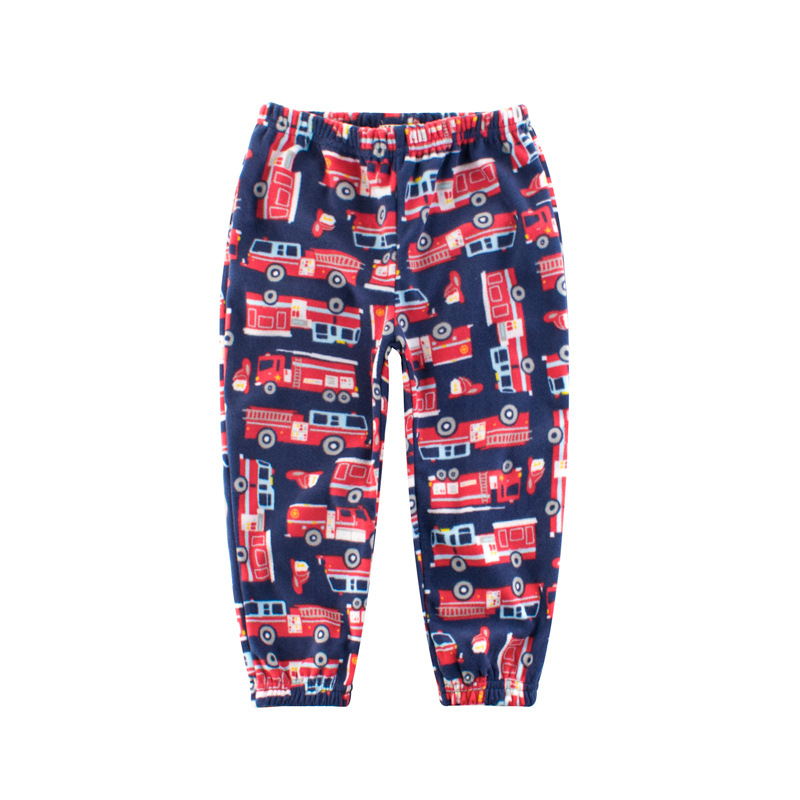 Pantalones de pijama largos para el hogar de lana polar para niños 27 niños ropa para niños Pantalones largos para niños de fondo cálido entrega de una pieza