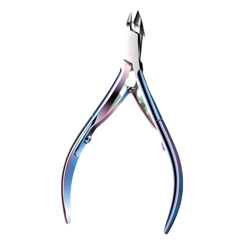 Stainless steel nail art dead skin scissors dead skin tongs d-501 manicure tools edge barbs beauty nail scissors wholesale