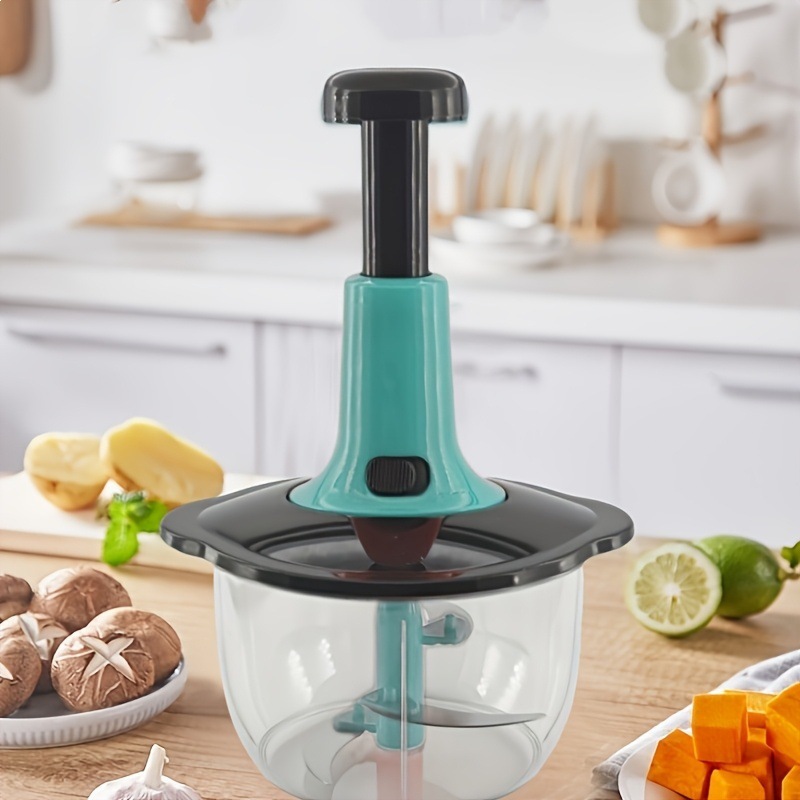Fábrica de fuente al por mayor prensar el ajo puré cocinador batería cuchillo moledor de carne doméstico de alimentación suplementaria manual puré de ajo