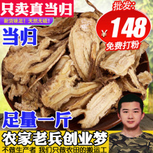 甘肃岷县当归片500g 农家散装当归 配黄芪党参泡茶可磨当归粉