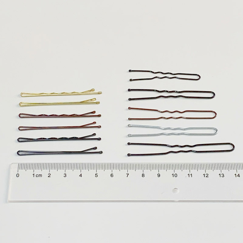 Clip en forma de U negro negrita apretada Placa de estudio horquilla de novia horquilla clip de acero clip de pelo roto flequillos tocado