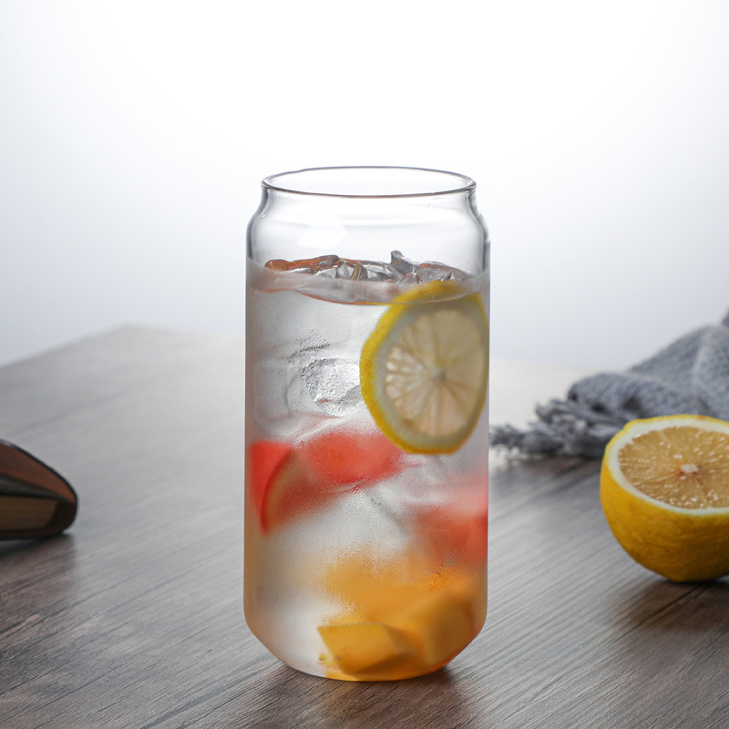 Leche té vidrio pareja taza de café taza de Cake taza de bebida con tapa y paja taza de beber