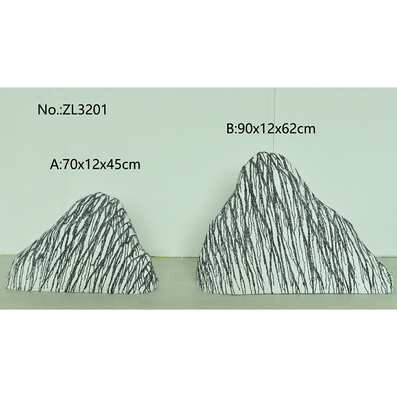 Jardín rocalla paisajismo decoración de resina piedra falsa película de filmación espuma micro paisaje piedra de simulación de musgo