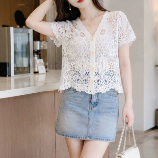 Silmslimming look women's knitting shirt 2026 summer new style | 1688 buyer encyclopedia