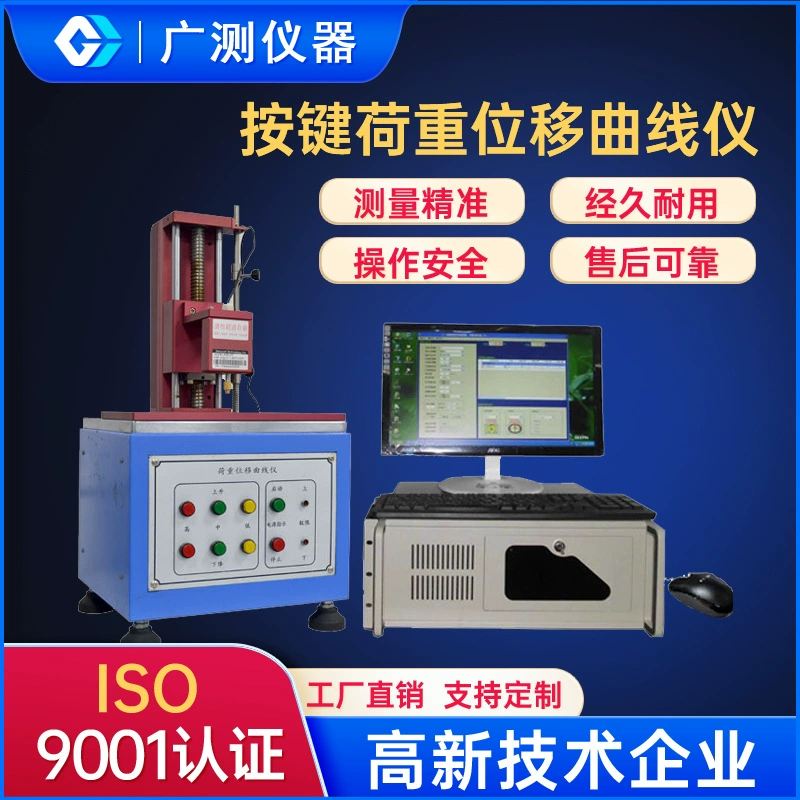 Полноавтоматическая машина испытания жизни забастовки смещения нагрузки ключевого переключателя метра кривой смещения нагрузки кнопки КНК