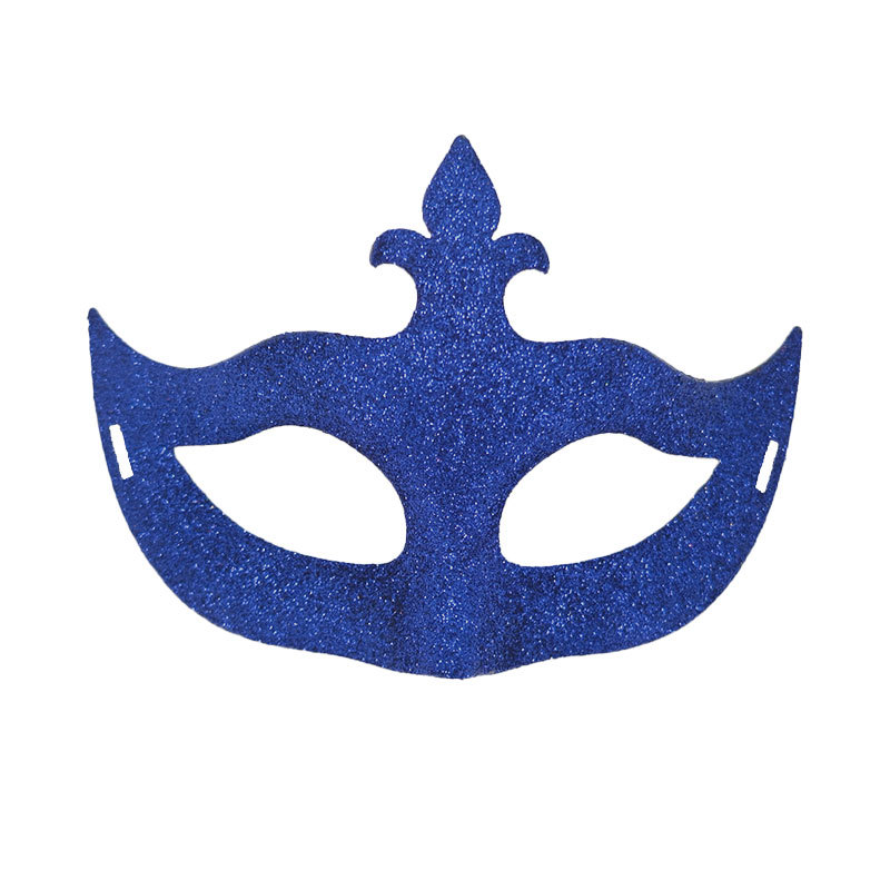 Carnaval nuevo polvo brillante máscara de flecha máscara de Halloween máscara de fiesta decoración máscara de mitad de cara