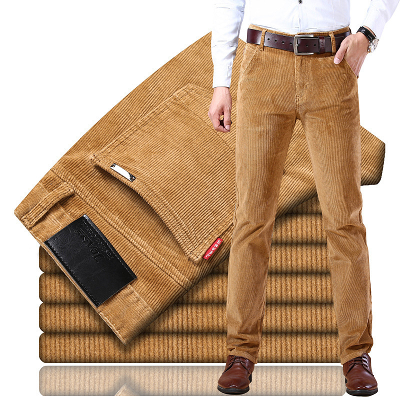 Popular Corduroy Multi-Color Men's Pants for Autumn and Winter, Slim Straight Men's Casual Pants, Pure Cotton Long Trousers Popular Corduroy Multi-Color Men's Pants for Autumn and Winter, Slim Straight Men's Casual Pants, Pure Cotton Long Trousers