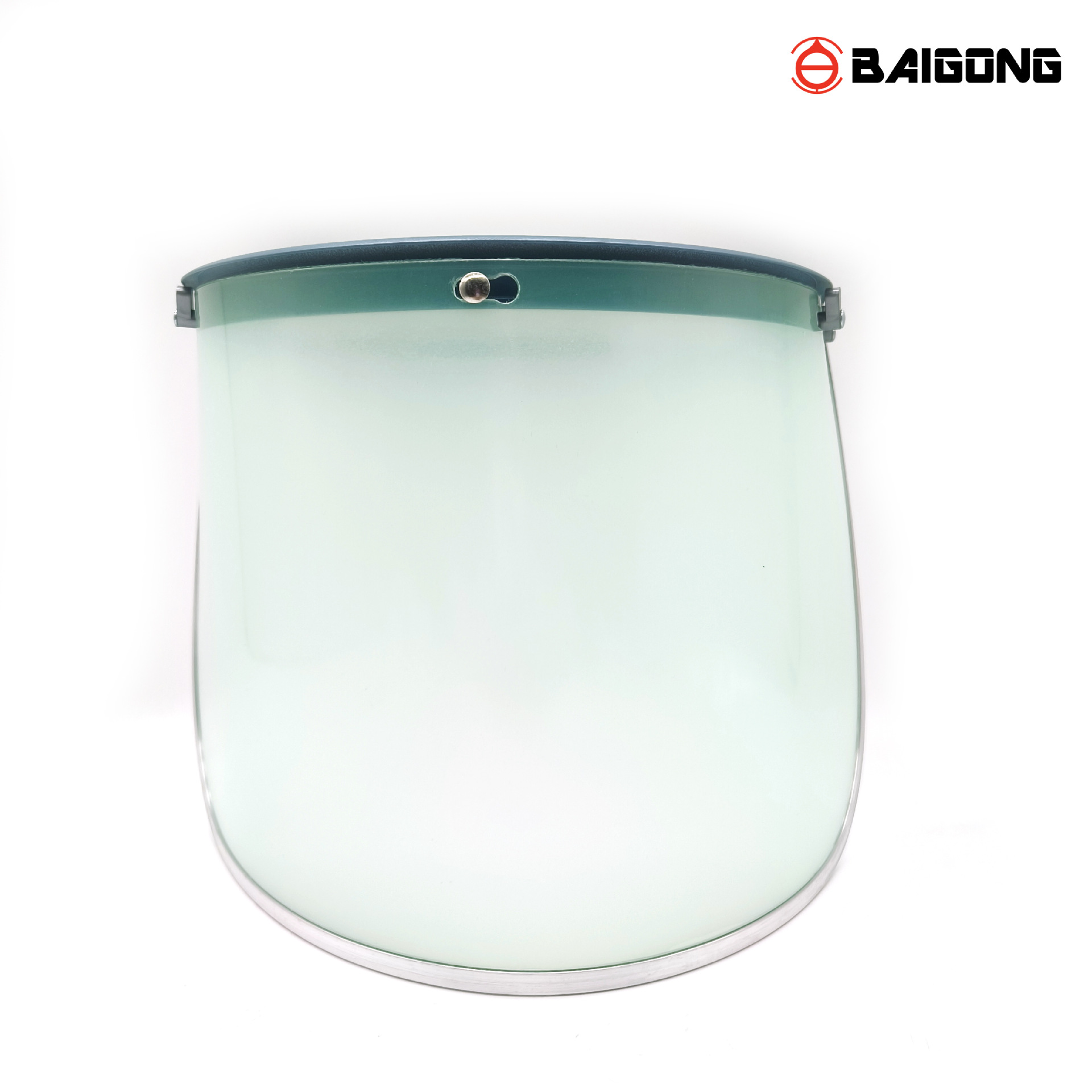 百工帽用铝包边PC 打磨面罩 工地面罩 防护面罩 面罩批发