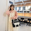 Handheld cute fresh fashionable capacious one-shoulder bag, trend of season