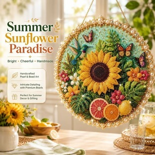 �羳��ƷPearl Art Hanging Wreath�ļ��Ғ�DIY���鮋���h���b
